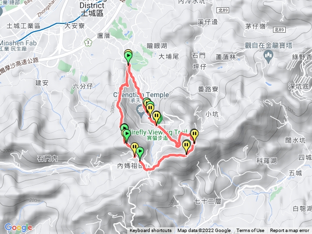 20221117土城火焰山天上山環狀步道