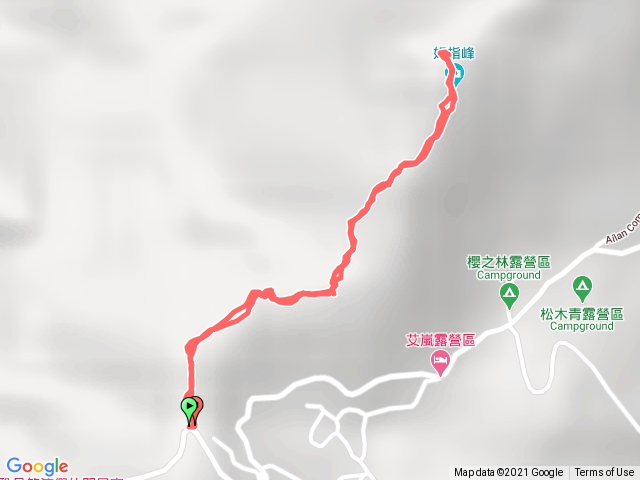 大隘山到拇指峰