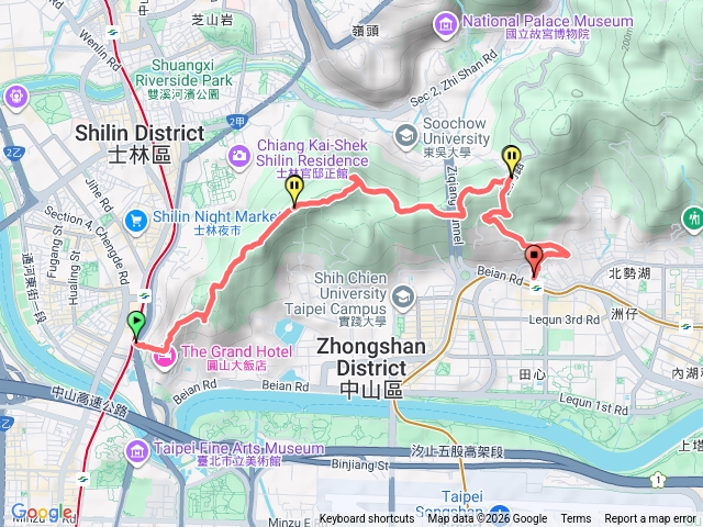 劍潭山到文間山預覽圖