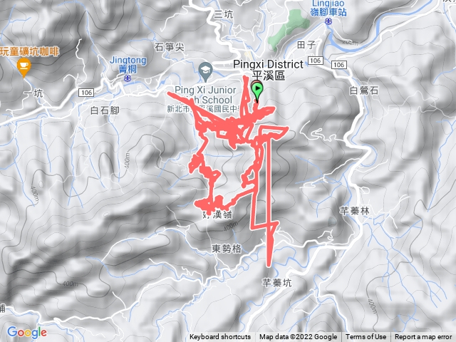 220430孝子山、慈母峰、普陀山、慈恩嶺、中央尖、紫萊山、臭頭山：普陀靈寺第二登山口→孝子山→慈母峰→普陀山→大岩壁/慈恩嶺→中央尖→紫萊山→臭頭山→普陀靈寺第二登山口