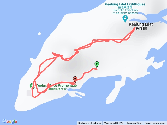 基隆嶼登島 爬山