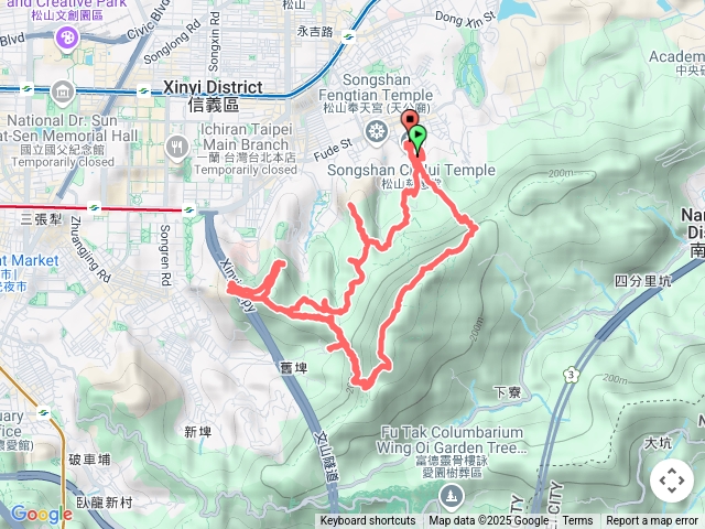 四獸山南港九五峰O環