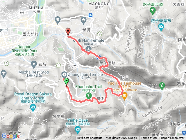 2021年臺北大縱走：尋寶任務臺北大縱走第七段：名門社區公車站至飛龍步道202203201420