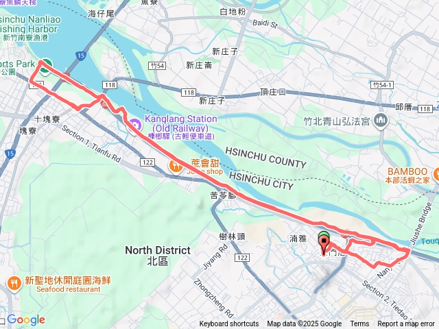 南寮晨跑
