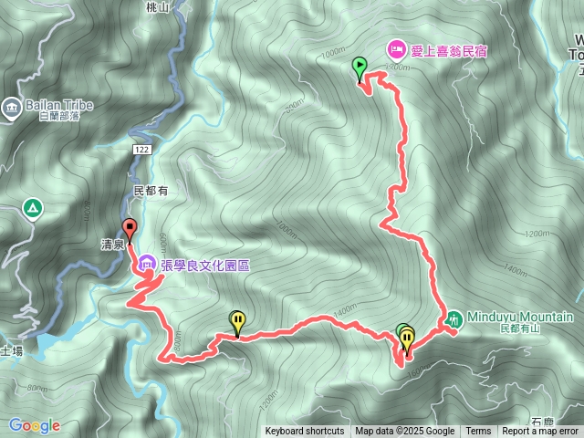 民都有山3山連走(民都有山北峰-民都有山-清泉山)