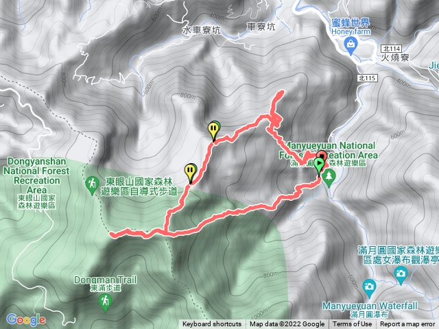 20220625無極山莊-東眼山-雙溪山O型