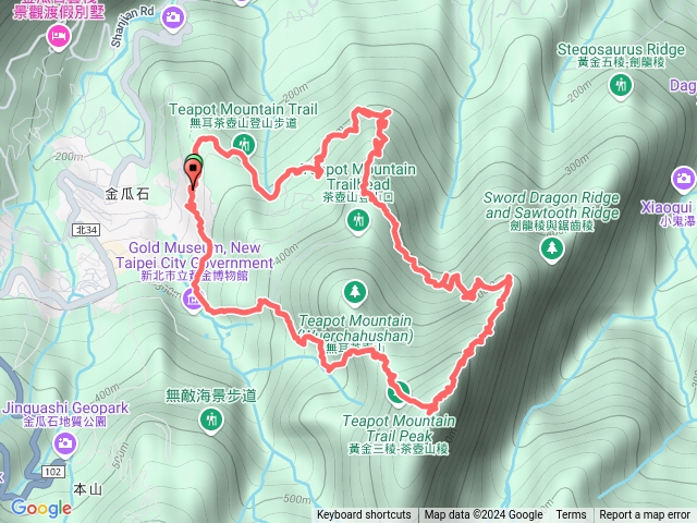 煙囪稜，哈巴狗岩，555峰，鋸齒稜，金手指，勸濟堂O走預覽圖