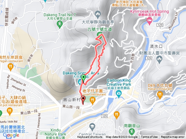 大坑步道：10上9-1下