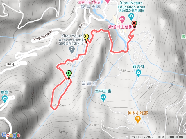 20201102溪頭大學坑步道