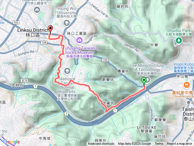 新林步道老公崎步道泰山至林口