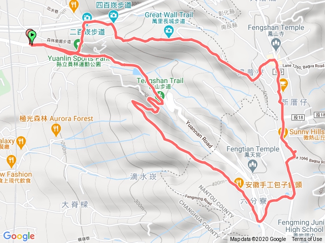 三百兩百四百崁藤山步道