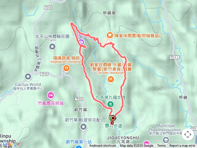 新埔九芎湖步道群九福、觀南、霽月步道