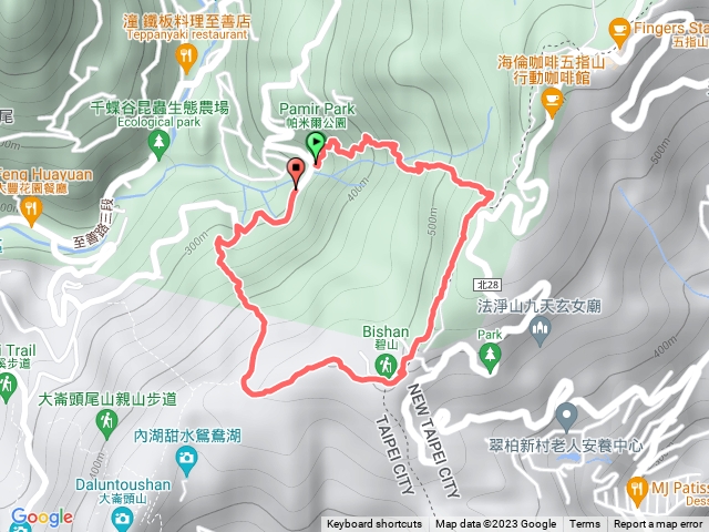 簡單駭客 帕米爾公園-碧山-溪山里山O型