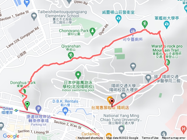 軍艦岩步道