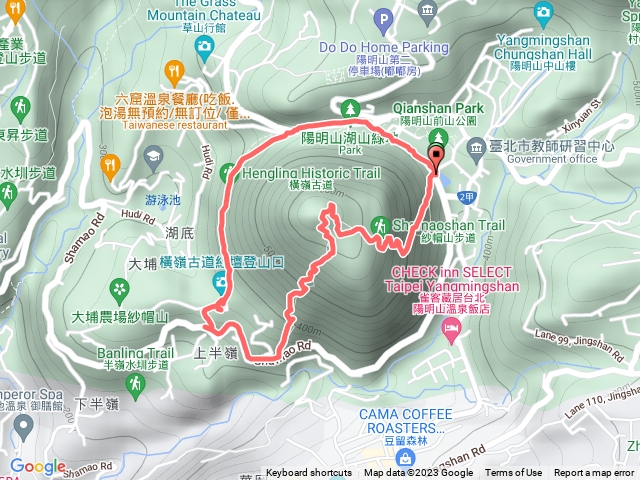 紗帽山O型登山步道