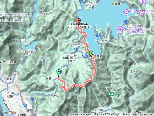 後尖山，頭社山縱走