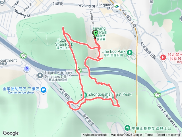 富陽生態公園-中埔山東峰-中埔山-福州山預覽圖