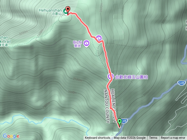 260426合歡北峰玉山圓柏鷹尖石反射板