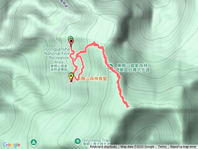 東眼山自導式步道、景觀步道