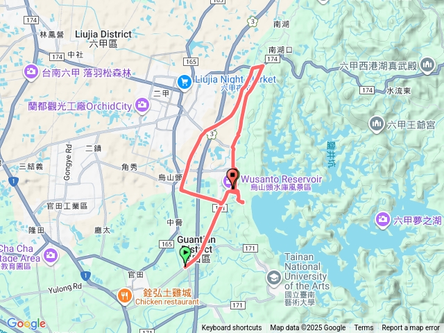 20251207烏山頭酷玩騎乘