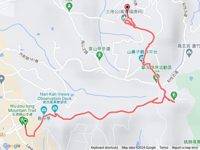 五酒桶山(南天宮上崙頭土地公廟下)