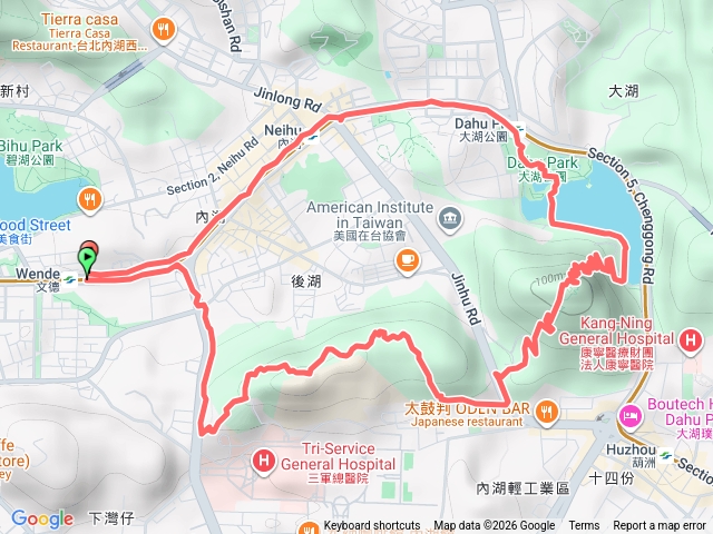 內湖灣仔山、白鷺鷥山O形預覽圖