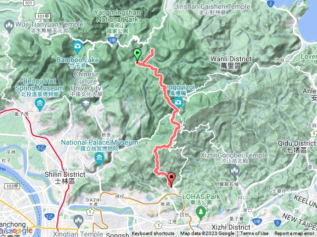 擎天崗-金包里大路來回-頂山-石梯坪風櫃嘴+台北大縱走第四段