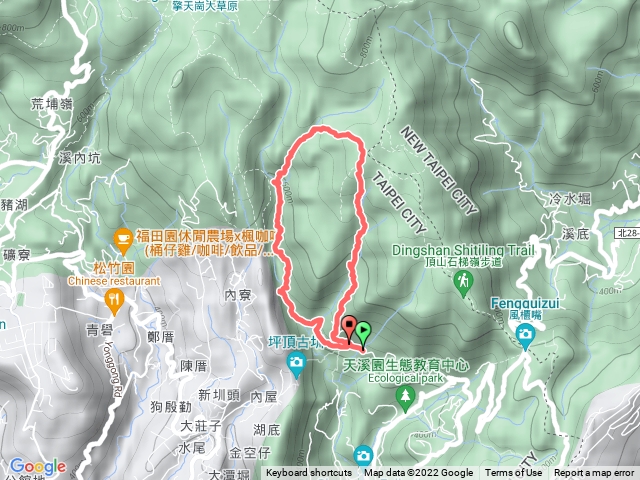 荷蘭古道上北五指山O型回