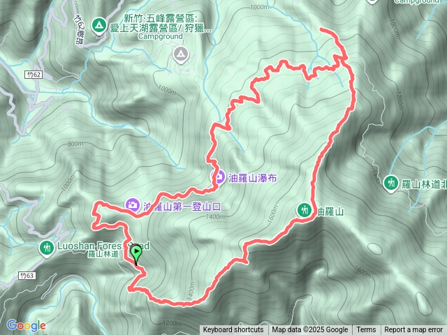 治壹南線上油羅山