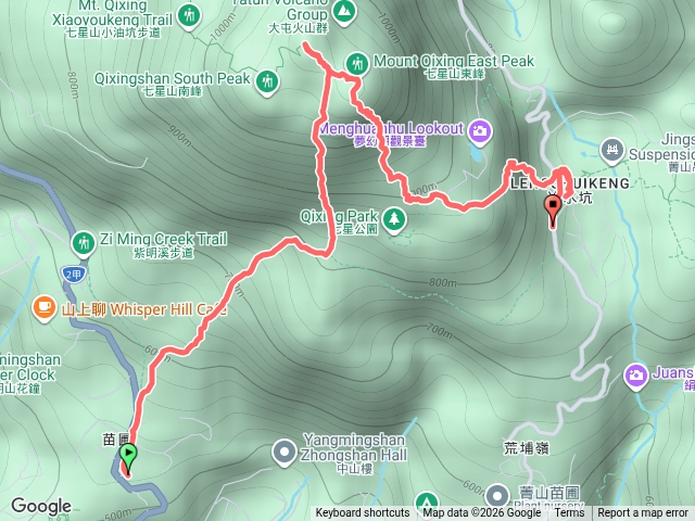 富士山行前訓，苗圃上冷水坑下七星主東峰預覽圖