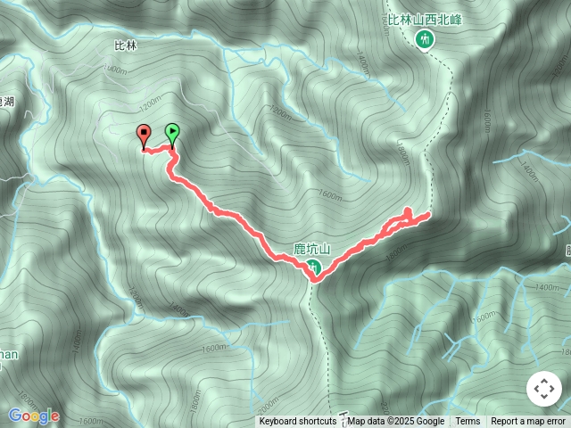 鹿山、鹿坑山、南比林山、尤命神木