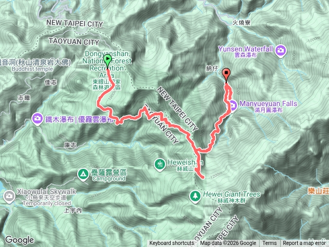 東滿步道試行
