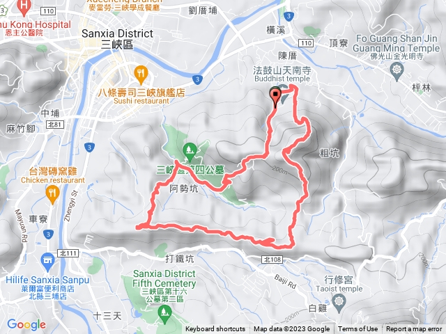 20230725三峽溪南尖山，主公山，王公坑山環狀縱走gpx(註:從王公坑山下來部分路段已荒廢，下來最好改道)