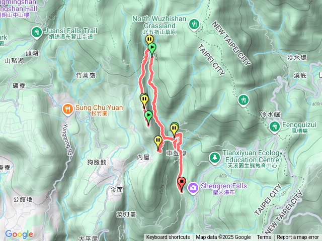 瑪礁、內雙溪古道O型