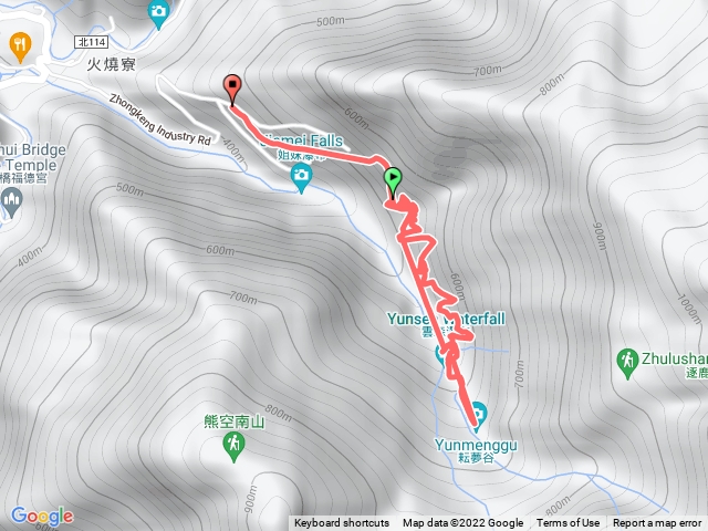 三峽雲森瀑布健行