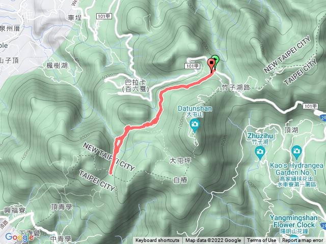 二子坪停車場 - 面天坪 往返