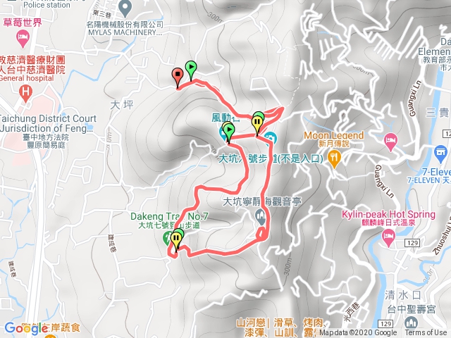 大坑風動石步道(潭子風動石橋到南海寺風動石)+7下+6上