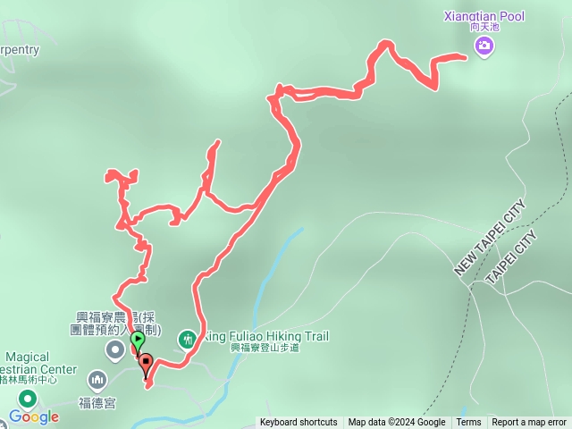 巴拉卡舊水管路(樹倒+坍方)、面天大橫斷、興福寮登山步道預覽圖