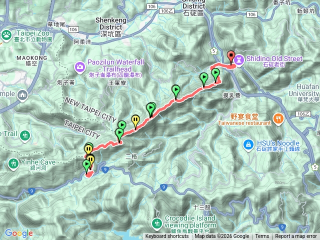 20260125筆架連峰（先帝宮起，石碇國小下）