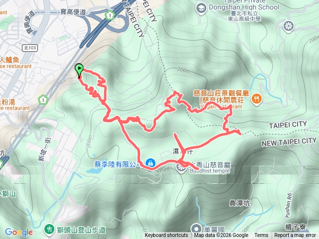 高麗坑山、大香山、新高麗坑山