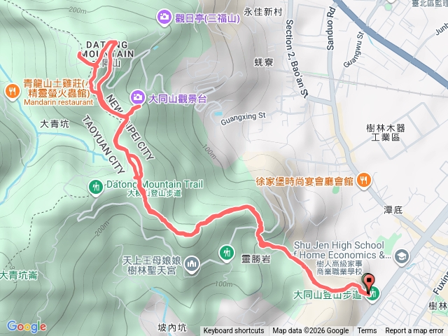 20260125 樹林大同山青龍嶺三角埔頂山預覽圖