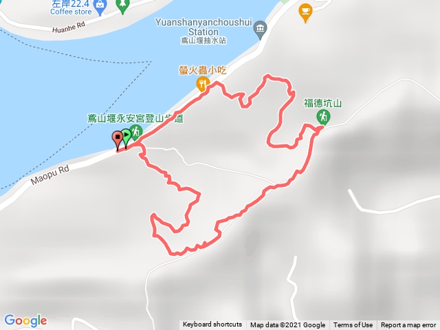 鳶山彩壁、福德坑山O型