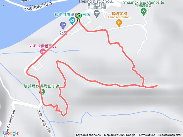 和平  雙崎埋伏坪步道/埋伏坪山