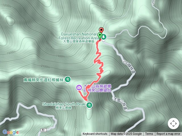 稍來山（收費站登山口）