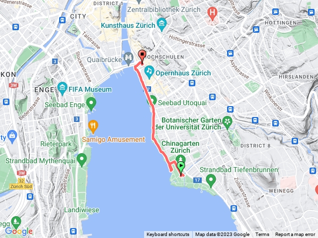 搭扁船再走回蘇黎世湖