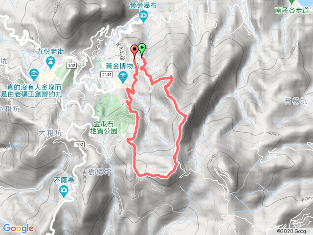 2020 黃金三稜：無耳茶壺山、半屏山、燦光寮山O型