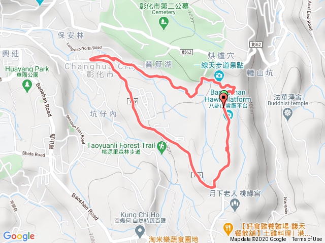 彰化一線天賞鷹平台！