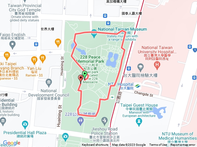 二二八公園｜健康大榖東線預覽圖