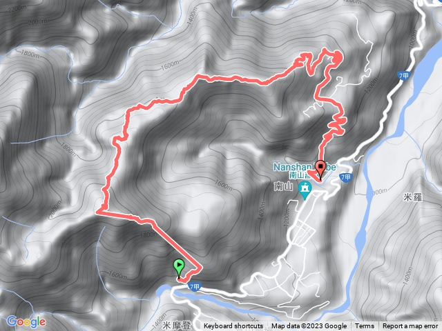 佐得寒山縱走南山神木