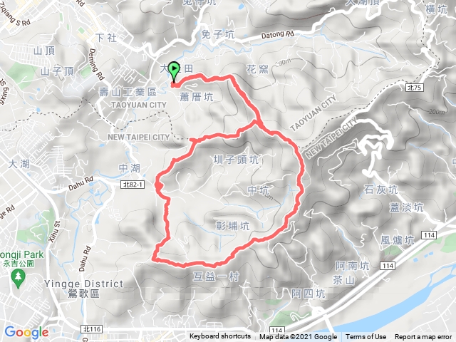 福源山步道 - 鶯歌石登山步道 O型